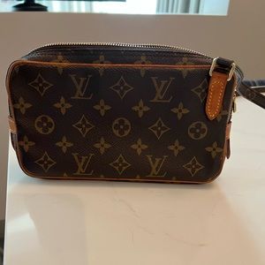 Great condition some scratches on zipper